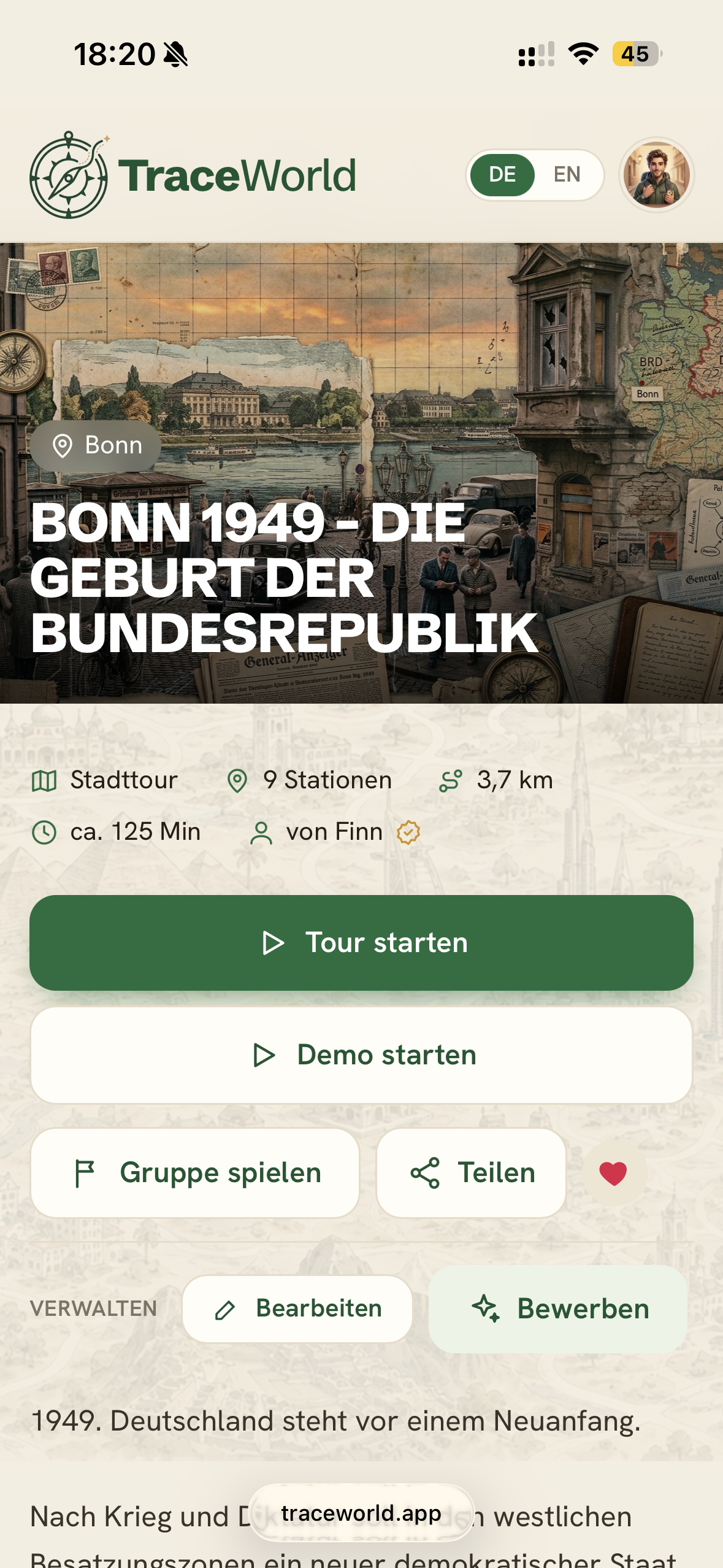 Jede Tour ein Erlebnis